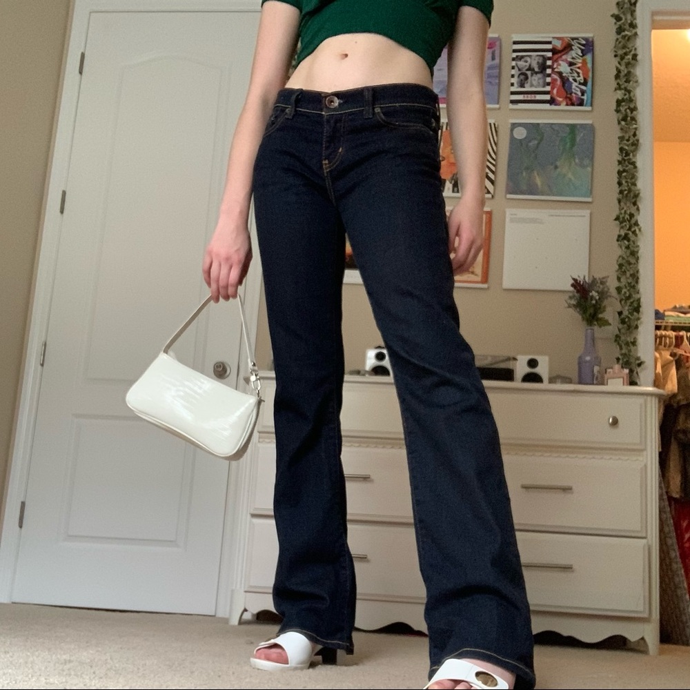 Express low rise jeans